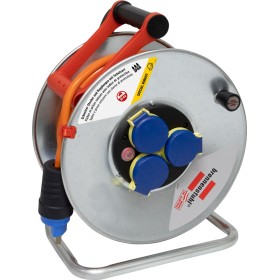 Brennenstuhl Garant SK 290 Kabelrolle (25m Kabel in orange, Stahlblech, Einsatz im Aussenbereich)