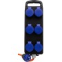 Portabler Stromverteiler BSV P T23/3 230V/16A, 6x T23 Steckdosen, Stecker T23, Kabel 2m N07V3V3 3G2.5 orange *CH*