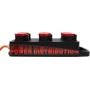 Portabler Stromverteiler BSV P T25/5 400V/16A, 6x T25 Steckdosen, Stecker T25, Kabel 2m N07V3V3 5G2.5 orange *CH*