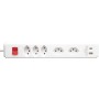 cleverLINE Steckdosenleiste mit Schalter, 3+2-fach weiss mit USB Typ-A und USB Typ-C, 3m H05VV-F 3G1.0 *CH*