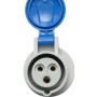 CEE-Kupplung 230V/16A für die Verwendung im Aussenbereich (IP44, mit schraubbarer Anschlusstechnik, 3-polig)