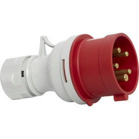 CEE-Stecker 400V/16A für die Verwendung im Aussenbereich (IP44, mit schraubbarer Anschlusstechnik, 5-polig)