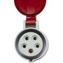 CEE-Kupplung 400V/16A für die Verwendung im Aussenbereich (IP44, mit schraubbare Anschlusstechnik, 5-polig)
