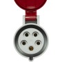 CEE-Kupplung 400V/32A für die Verwendung im Aussenbereich (IP44, mit schraubbarer Anschlusstechnik, 5-polig)