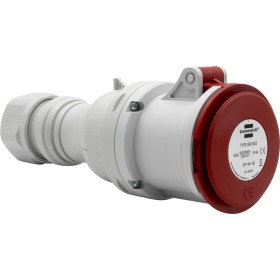 CEE-Kupplung 63A (Starkstrom-Kupplung 400V, 5-polig, spritzwassergeschützt IP44)