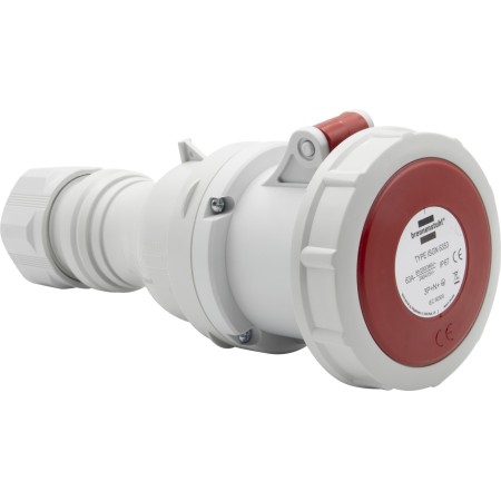 CEE-Kupplung 63A (Starkstrom-Kupplung 400V, 5-polig, Staub- und wasserdicht IP67)
