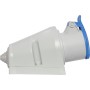 CEE-Wandsteckdose IP44 / CEE-Wandsteckdose für den Aussenbereich (230V/16A, ideal für Baustellen oder Industrie)