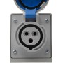 CEE-Wandsteckdose IP67 / CEE-Wandsteckdose für den Aussenbereich (230V/16A, ideal für Baustellen oder Industrie)