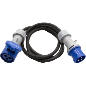 CEE Verlängerungskabel 3-polig 230V/16A, 2m 3G2,5 schwarz