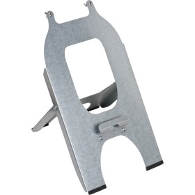 Gestell für Wandverteiler (werkzeuglose Montage, verzinktes Stahlblechgestell, Gummi-Kantenschutz, Made in Germany)