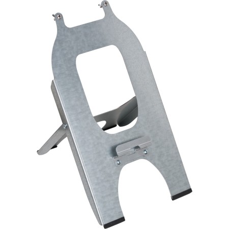 Gestell für Wandverteiler (werkzeuglose Montage, verzinktes Stahlblechgestell, Gummi-Kantenschutz, Made in Germany)