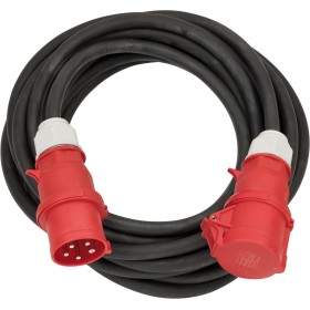 Professional CEE Starkstrom-Verlängerungskabel 25m Kabel, 400V/32A CEE Stecker und Kupplung, 5-polig