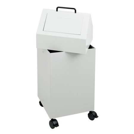 Abfalltrennung 45, fahrbar, RAL 7035/7035, 45 Ltr.