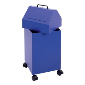 Abfalltrennung 45, fahrbar, RAL 5010/5010, 45 Ltr. Abfalltrennung 45, fahrbar, RAL 5010/5010, 45 Ltr.