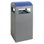 Abfalltrennung A³, anthrazitgrau/5010, verz. Innenbehälter, 90 Liter