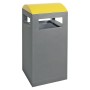 Abfalltrennung A³, anthrazitgrau/1003, verz. Innenbehälter, 90 Liter