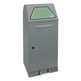 Abfalltrennung Modul-Vario 75, graualu-struktur, ProSlide-System, 75 Liter, Trethebel Abfalltrennung Modul-Vario 75, graualu-struktur, ProSlide-System, 75 Liter, Trethebel