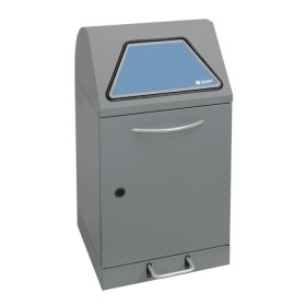 Abfalltrennung Modul-Vario 45, graualu-struktur, ProSlide-System, 45 Liter, Trethebel Abfalltrennung Modul-Vario 45, graualu-struktur, ProSlide-System, 45 Liter, Trethebel