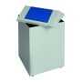 Abfalltrennung PWK, RAL 7035/5010, 45 Liter