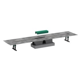 hansgrohe uBox universal Komplettset 120 cm, Standardinstallation für Duschrinnen Fertigsets