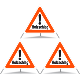 TRIOPAN Faltsignal 90 Tagesleuchtend mit Etui (3x Holzschlag) TRIOPAN Faltsignal 90 Tagesleuchtend mit Etui (3x Holzschlag)