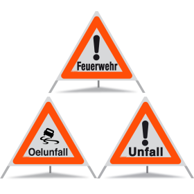 TRIOPAN Faltsignal 90 Kombi R1 Reflektierend mit Etui (Feuerwehr - Oelunfall - Unfall) TRIOPAN Faltsignal 90 Kombi R1 Reflektierend mit Etui (Feuerwehr - Oelunfall - Unfall)