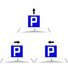 TRIOPAN Faltsignal 90 Tagesleuchtend Kombi mit Etui (3x Parkieren gestattet) TRIOPAN Faltsignal 90 Tagesleuchtend Kombi mit Etui (3x Parkieren gestattet)