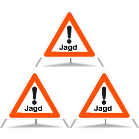 TRIOPAN Faltsignal 70 Tagesleuchtend mit Etui (3x Jagd) TRIOPAN Faltsignal 70 Tagesleuchtend mit Etui (3x Jagd)
