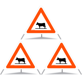 TRIOPAN Faltsignal 60 Tagesleuchtend mit Etui (3x Tiere) TRIOPAN Faltsignal 60 Tagesleuchtend mit Etui (3x Tiere)