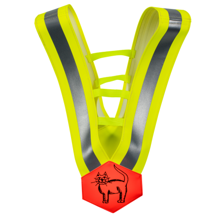 Diamant-Gurt gelb / Ausführung Katze