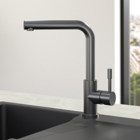 Villeroy & Boch Modern Steel Einhebel-Küchenarmatur