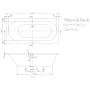 Villeroy & Boch Oberon Duo Badewanne 190 x 90 cm