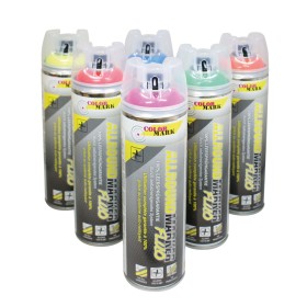 12x stk. Allround - Markierspray, Spezialsprühkopf mit 360°-Spezialventil 12x stk. Allround - Markierspray, Spezialsprühkopf mit 360°-Spezialventil