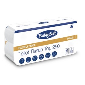Bulkysoft Excellence Toilettenpapier Kleinrollen 72 Rollen (9 x 8)