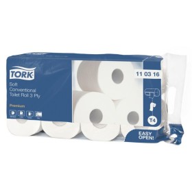 Tork Premium Toilettenpapier Kleinrollen – T4 System 72 Rollen (9 x 8)
