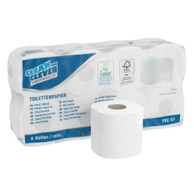 CLEAN and CLEVER Toilettenpapier Kleinrollen PRO 101 64 Rollen (8 x 8) CLEAN and CLEVER Toilettenpapier Kleinrollen PRO 101 64 Rollen (8 x 8)