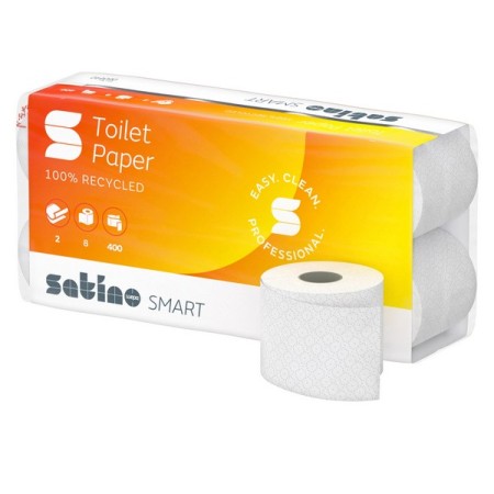 Satino Smart Toilettenpapier Kleinrollen - MT1 System 48 Rollen (6 x 8)