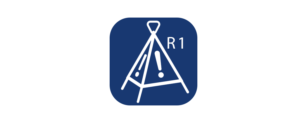 Signaux pliables R1 Réfléchissants (Nuit) | SUVA | Gross Schweiz AG