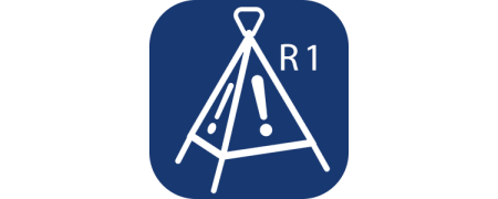 Signaux pliables R1 Réfléchissants (Nuit) | SUVA | Gross Schweiz AG