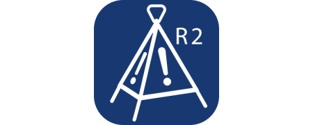 Faltsignale R2 Retro-reflektierend