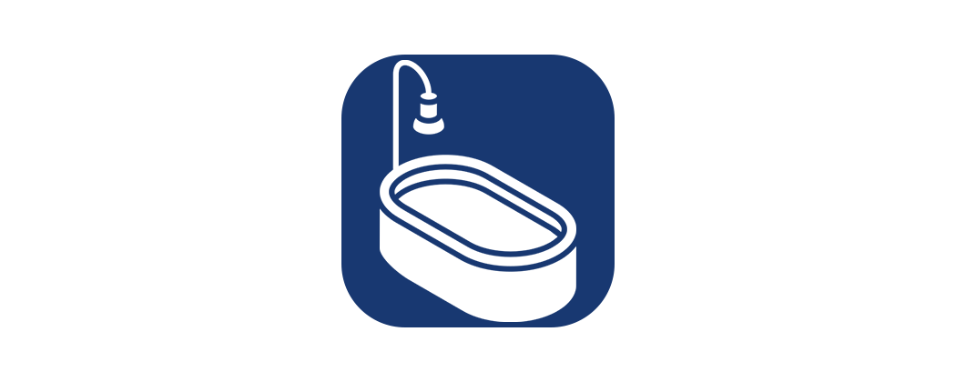 Oval-Badewannen