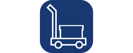 Wagen mit Auffangwanne